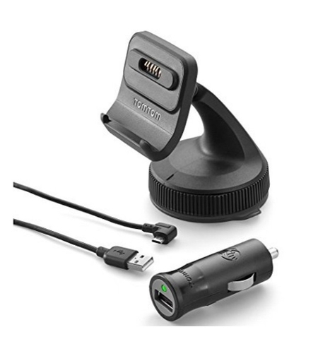 Комплект оригинални зареждащ адаптер, USB кабел, магнитна стойка за TOMTOM GO 52/62 серии