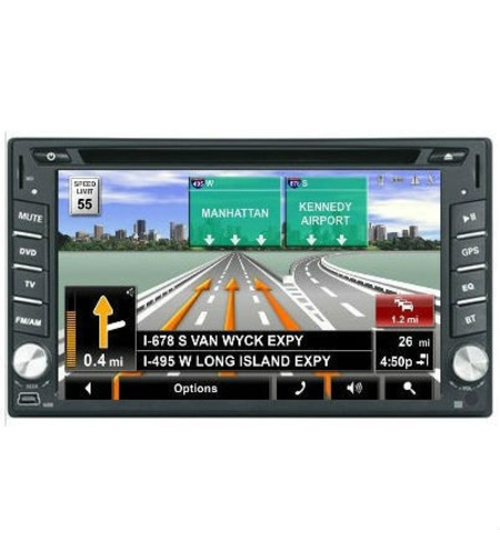 УНИВЕРСАЛЕН ДВОЕН ДИН 6516 С GPS НАВИГАЦИЯ, ЦИФРОВ TV ТУНЕР, DVD, BLUETOOTH, FM РАДИО