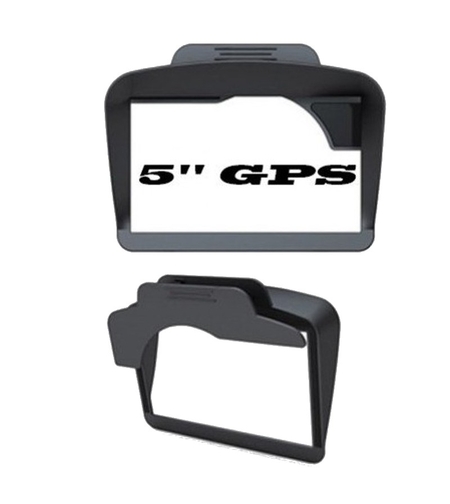 Сенник за GPS Навигация, 5 инча, Черен
