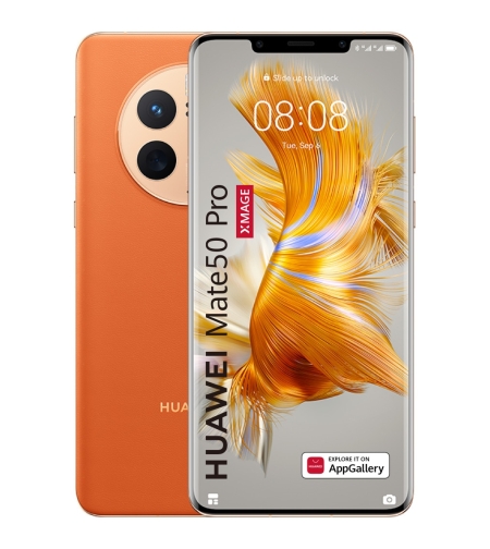 Смартфон Huawei Mate 50 Pro, 512GB, 8GB RAM, 4G, Orange