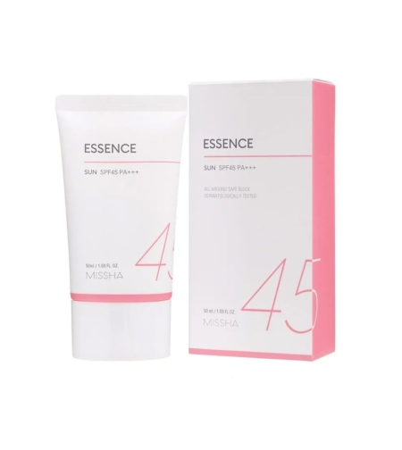 Слънцезащитна есенция с SPF45, Missha All Around Safe Block Essence Sun SPF45+ PA+++, 50 мл
