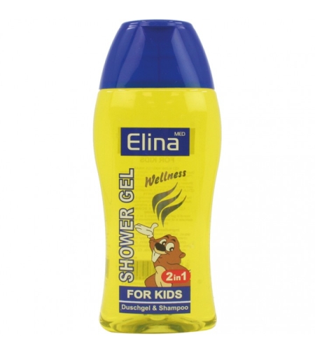 Детски душ гел с аромат на дъвка Elina med Wellness Shower gel Kids 250 мл