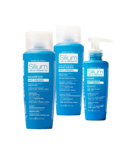 КОМПЛЕКТ ПРОТИВ КЪДРЕНЕ ЗА НЕПОКОРНА КОСА SILIUM PERFECT STRAIGHT KIT