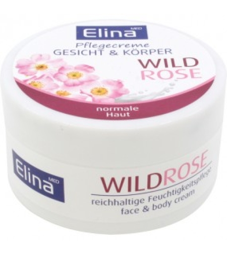 Крем за лице и тяло с екстракт от дива роза Elina med Face and body cream Wild rose 150 мл
