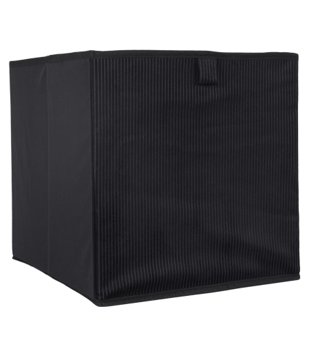 Сгъваема кутия за съхранение в черен цвят