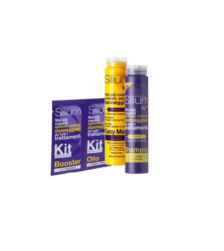Регенериращ комплект за изтощена и увредена коса SILIUM REPAIR KIT