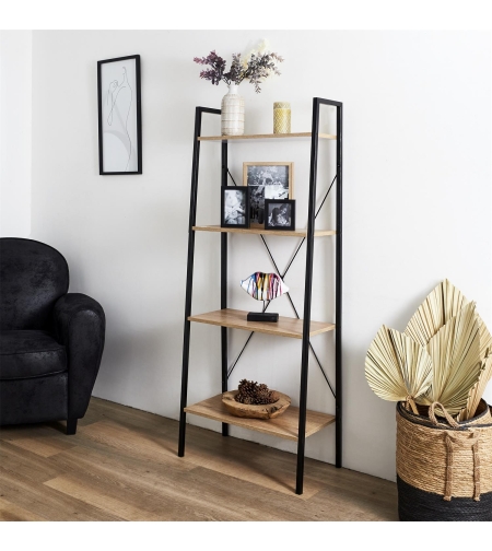 Етажерка в индустриален стил L60