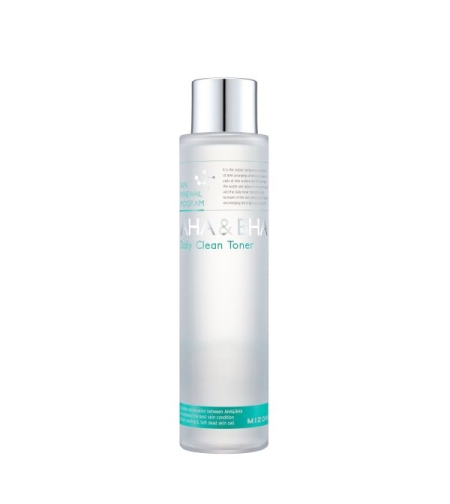 Mizon AHA&BHA Daily Clean Toner, Тонер с AHA&BHA киселини, 150 мл