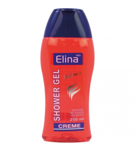 Душ гел с аромат на праскова Elina med Wellness Shower gel Cream 250 мл