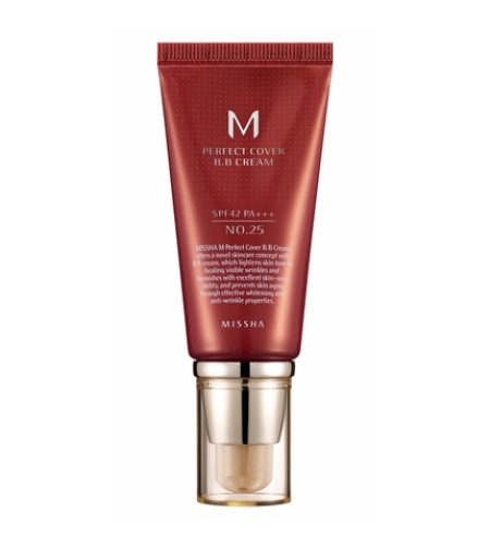 BB Крем с перфектно покритие Missha M Perfect Cover BB Cream SPF42/PA+++ №25 Warm beige, 50мл