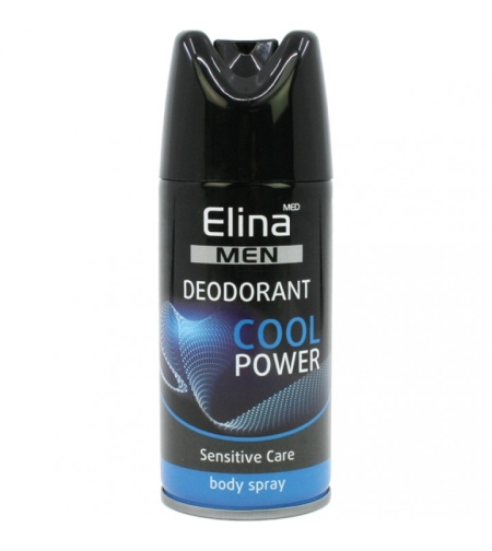 Деозодорант спрей за мъже Elina med Deospray Cool Power Sensitive Care 150 мл