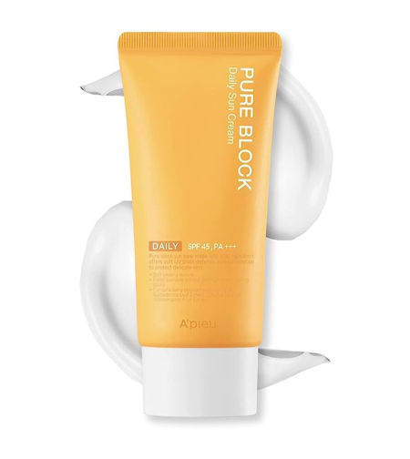 Слънцезащитен крем с ЅРF50+, A’pieu Pure Block Daily Sun Cream EX SPF50+, 50 мл