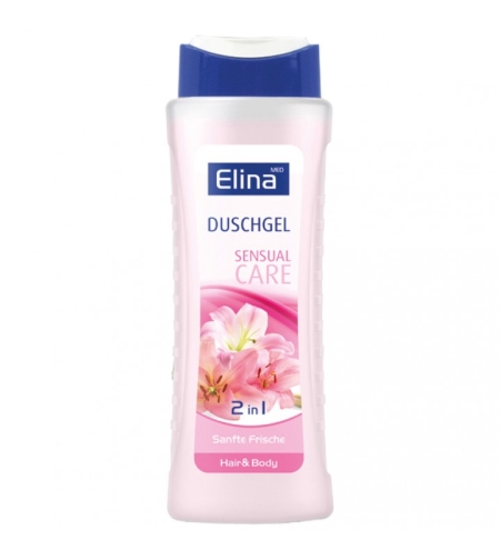 Душ гел с аромат на екзотични плодове Elina Shower gel Sensual Care 300 мл