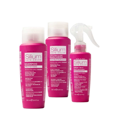 Комплект лечение за боядисана коса Silium Safe Color Kit