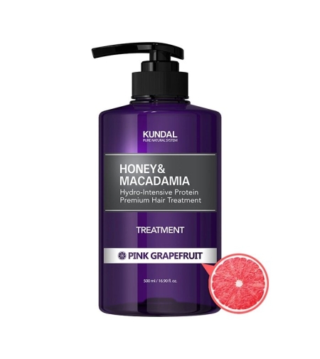 Натурален балсам за коса KUNDAL Honey & Macadamia - Conditioner Pink Grapefruit