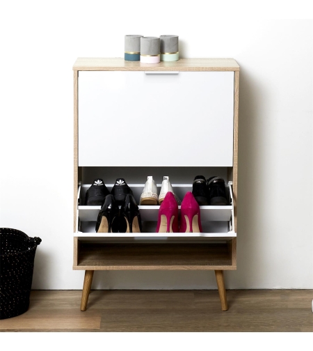 Шкаф за обувки с 2 отделения