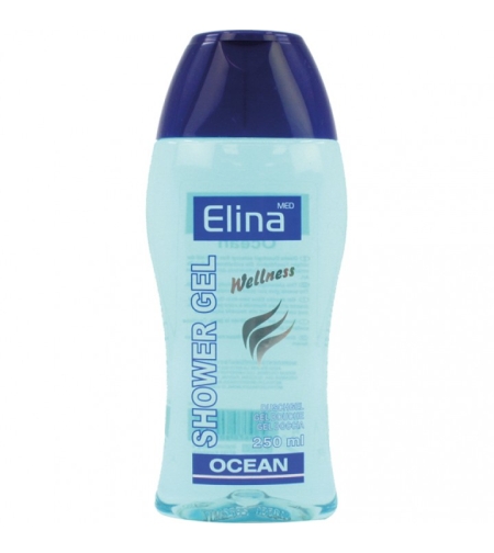 Душ гел с аромат на океански бриз Elina med Wellness Shower gel Ocean 250 мл