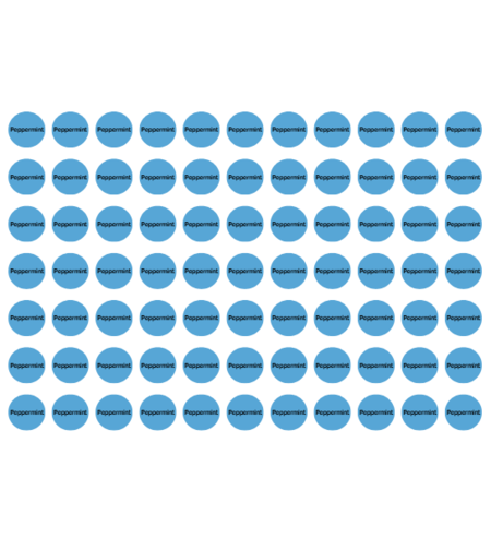 Стикери Мента 72 броя