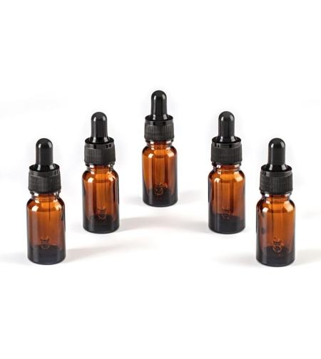 Бутилка със стъклена пипета 10 мл, пакет от 5 броя