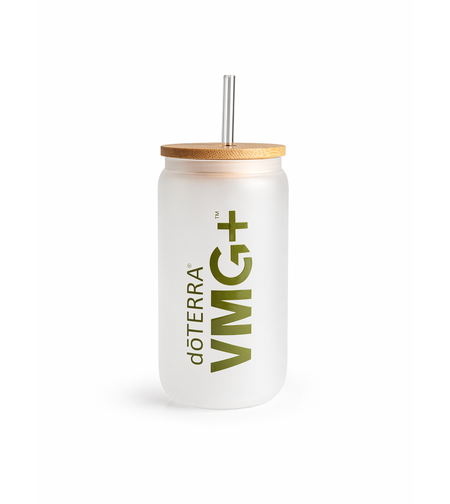 Стъклен буркан за напитки VMG+ – doTERRA (300 мл)