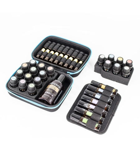 Комбиниран несесер с 19 основни слота и допълнителни вложки