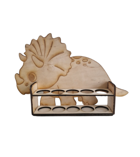 Дървена детска поставка ДИНОЗАВЪР