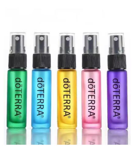 Цветна спрей бутилка стъклена 10мл