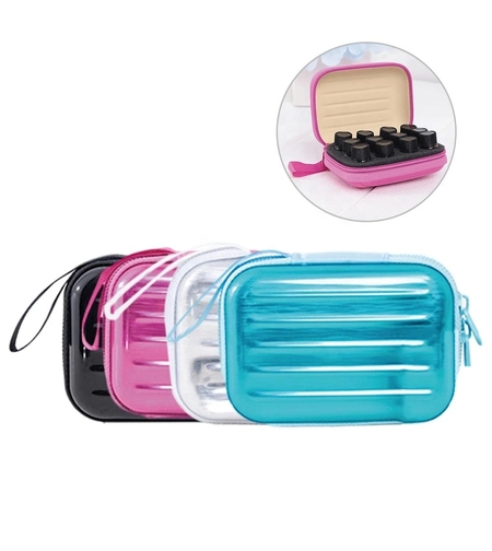 Портативен калъф-чанта за отливки 2мл от етерични масла с 12 гнезда