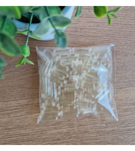 Празни капсули ВЕГЕ прозрачни 1000мг, размер 00