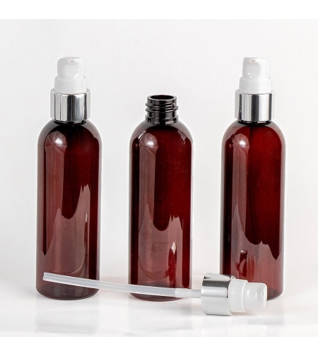 PET бутилка с крем помпа 100 мл, 3 броя