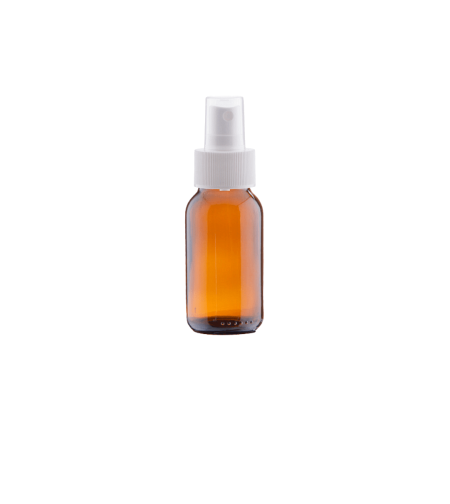 Бутилка с бяла спрей помпа 50 мл, мостра