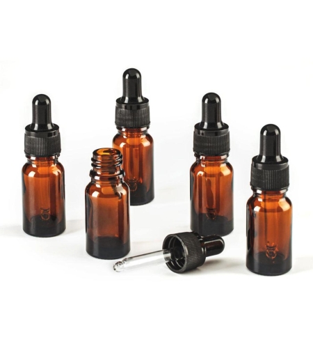 Бутилка със стъклена пипета 5 мл, пакет 5 броя