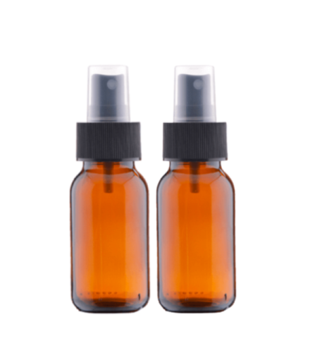 Стъклена бутилка със спрей помпа 50мл