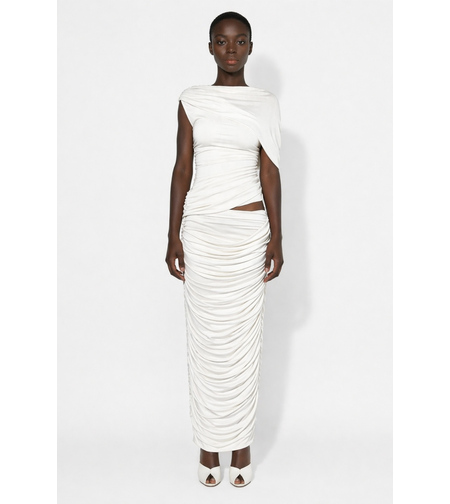 Judde Draped Skirt In Ivory