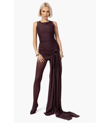Beaune burgundy dress