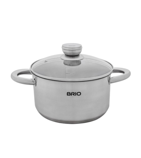 Тенджера Brio Metalica-неръждаема стомана 20см.
