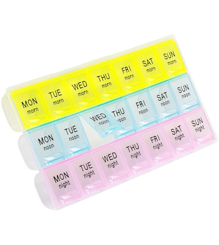 Кутия за лекарства 21 отделения