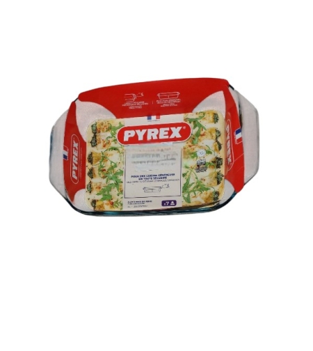 Тава правоъгална с дръжки 4л.PYREX