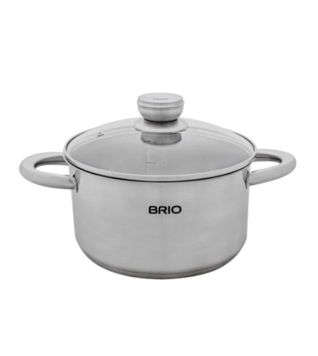 Тенджера Brio Metalica-неръждаема стомана 22см.