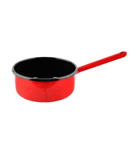 Касерола емайл 18см. червена