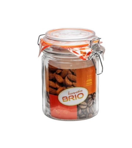 Буркан с херметическа капачка Brio, 1.1литра
