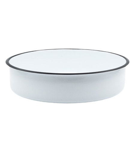 Тава емайл ,Купро 28см.дълбока