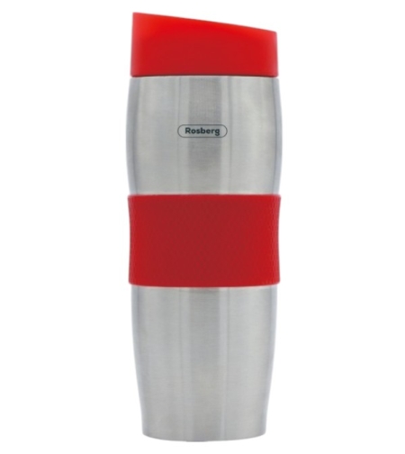 Термо чаша  0.380л., Двойни стени, S/s/червен