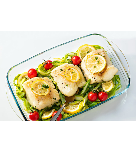 Тава овал 2.6л.PYREX ESSENTIALS с дръжки-012348