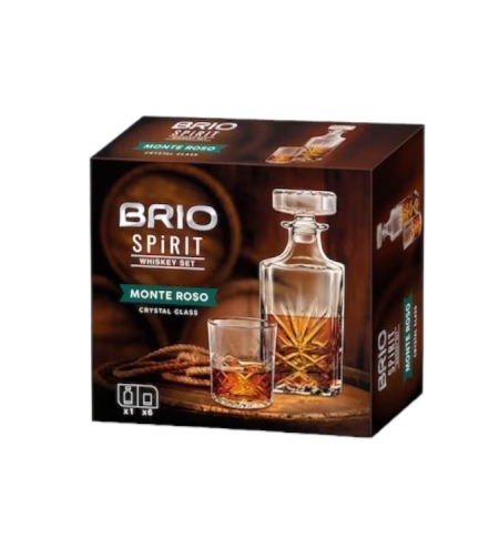 Комплект за уиски  BRIO Spirit -MONTE ROSO