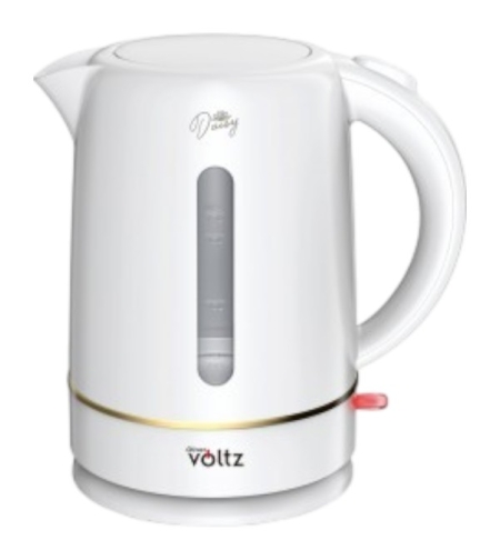 Електрическа кана Voltz Daisy, OV51230W, 2200W, 1.7л, Бял