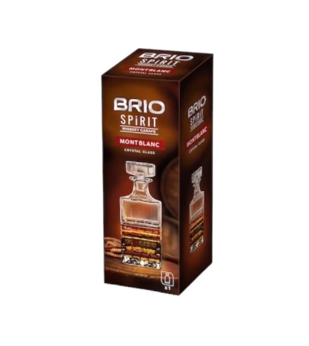 Гарафа BRIO Spirit- MONT BLANC-кристално стъкло