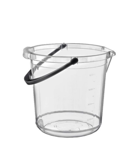 Кофа 10л.прозрачна Е-553