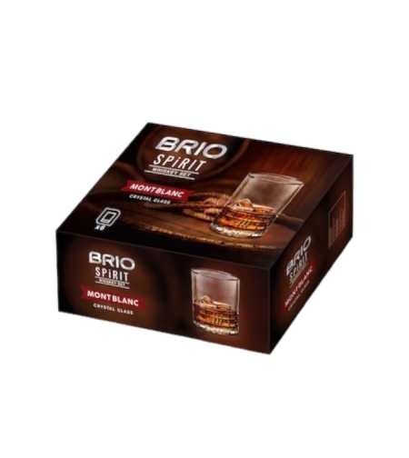 Чаши за уиски BRIO Spirit 6бр.- MONT BLANC