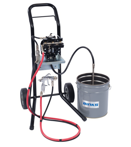 Binks DX70 Помпа ниско налягане с пистолет DeVilbiss FLG-5